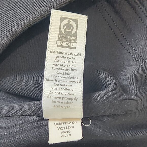 Athleta‎ Crest Colorblock Leggings S Black Gray White High Waist 487742 - Picture 7 of 10